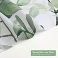 thumbnail image 4 of Leaves Small Stall Shower Curtain 36 x 72, Plant Leaves Narrow Half Size Fabric Vintage Shower Curtains for Chic Bathroom Decor, Modern Cloth Shower Curtain 36 inch, Green, 4 of 6