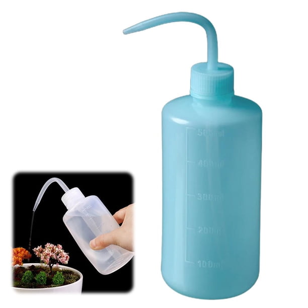 500ml Plastic Squeezes Bottle,Plant Watering Bottles,Portable Squeezes Bottle with Long Nozzle,Exactly Reach Plants and No-leaks Volume Markings Bottles for Plant Watering,Art Projects,Cleaning