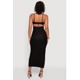 thumbnail image 3 of Women's Lace Cowl Neck Sweetheart Neckline Keyhole Back Dress, 3 of 3