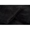 thumbnail image 5 of Cotton Paradise Mens and Womens Robe, Warm Fleece Unisex Bathrobes, Soft Plush House Robes, Medium-Large, Coal Black, 5 of 7
