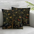 thumbnail image 3 of ARISTURING  Throw Pillow Cover William Tree of Life Morris Vintage Floral Home Decor Pillowcase Lumbar Pillow Case Cushion Cover for Sofa Couch Bed, 3 of 5