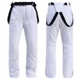 thumbnail image 1 of Pantalones de esquí de una sola tabla, pantalones de esquí de doble tabla, pantalones de esquí con correa gruesa y cálidos para hombres y mujeres, 1 of 5