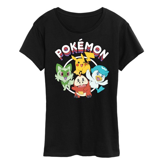 Pokémon - Scarlet & Violet Starters - Women's Short Sleeve Graphic T-Shirt