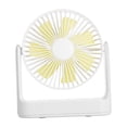 thumbnail image 1 of Mini ventilador portátil Ventilador colgante USB Ventilador eléctrico Ajuste blanco Circulador de aire doméstico Silencioso para dormitorio Viaje, 1 of 2