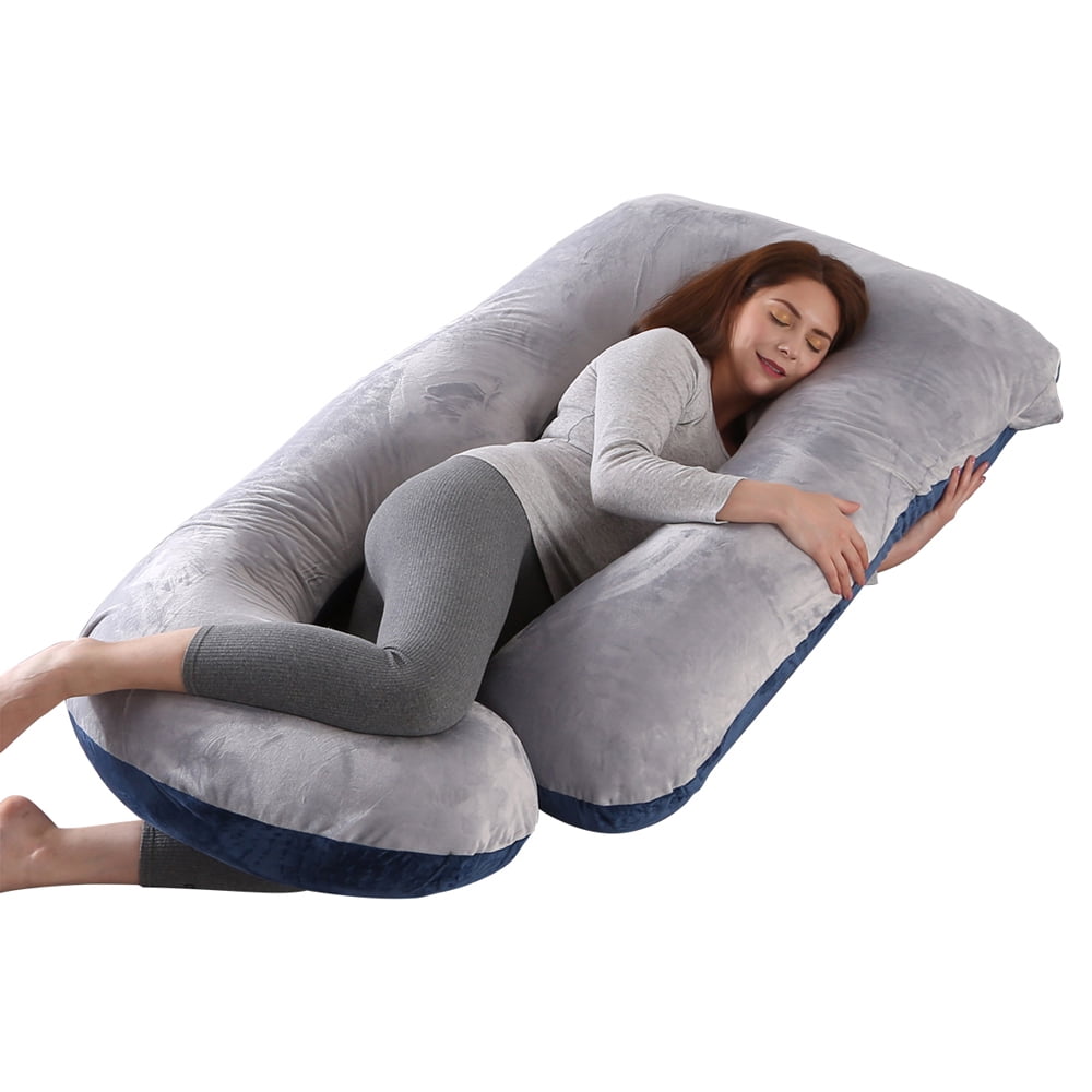Full Body Pregnancy Pillow J Shaped Body Pillow Maternity Pillow for Pregnant Women w
