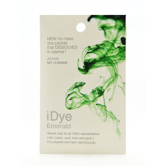 iDye natural, emerald (pack of 6)
