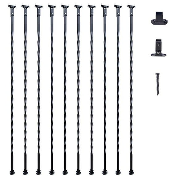 Vevor ZXKLGZ10G44YH4VC6V0 44 x 0.5 in. Staircase Metal Balusters