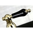 thumbnail image 3 of Kingston Brass KB1792PKLLS Duchess Double-Handle 3-Hole Widespread Kitchen Faucet in Polished Brass, 3 of 7