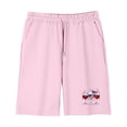 thumbnail image 5 of Kids 4th of July Outfit Pink 2 Piece Set Unisex 100% Cotton Summer Matching Shorts Set for Boys and Girls,Size 11 T, 5 of 9