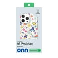 thumbnail image 6 of onn Phone Case for iPhone 16 Pro Max - Multicolor Mushroom, 6 of 6