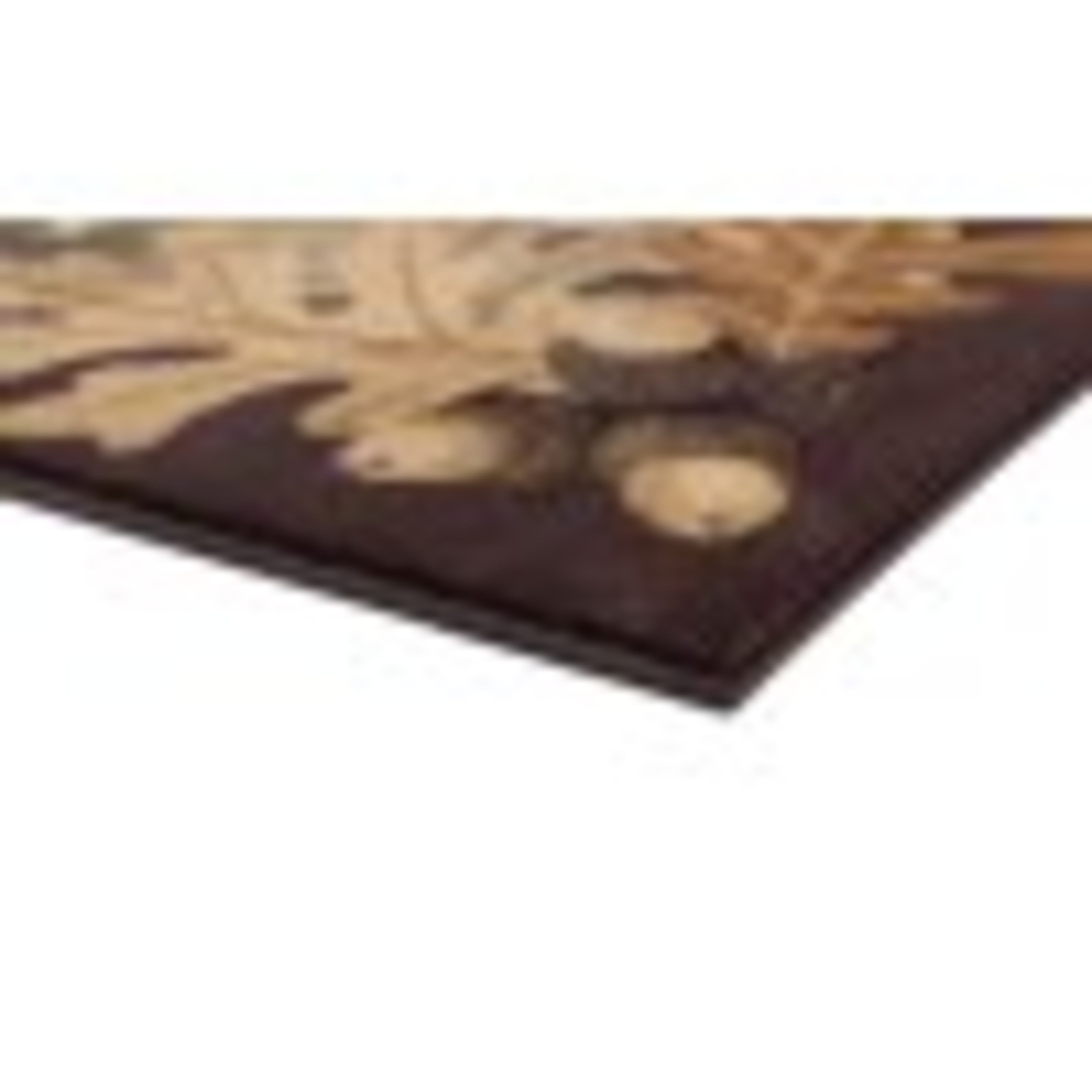 Nature Novelty 2' x 3' Brown and Beige Polypropylene Indoor Area Rug