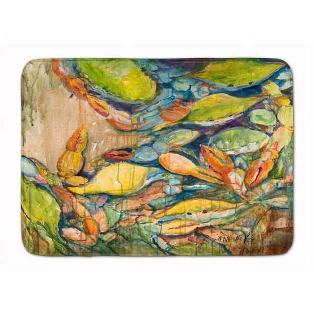 Carolines Treasures JMK1102RUG Jubilee Blue Crab Machine Washable Memory Foam Mat