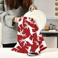 thumbnail image 6 of GZHJMY Animal Antlers Kitchen Dish Towel Set, Drying Kitchen Towels Tea Towels Gift Set for Drying Cleaning Cooking Baking 1Pcs, 6 of 7