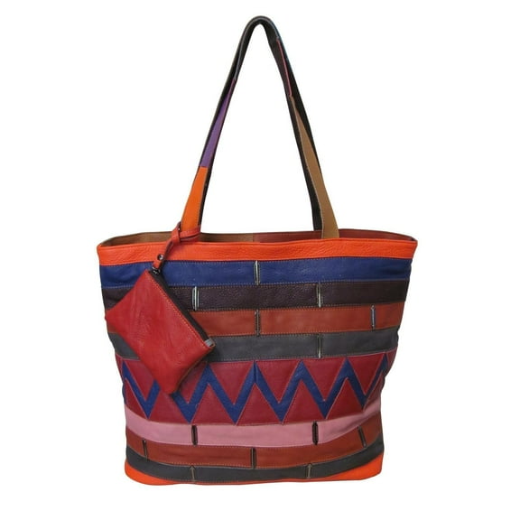 Amerileather Amerileather Etta Rainbow Tote