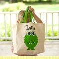 thumbnail image 3 of Custom Personalized Halloween Bag Trick or Treat Tote Storage Pumpkin Witch Monster Princess Blank - Monster, 3 of 4