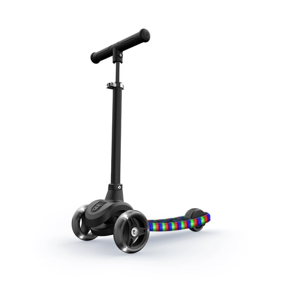 Jetson Orbit Trio 3-Wheel Light-Up Kick Scooter, Black
