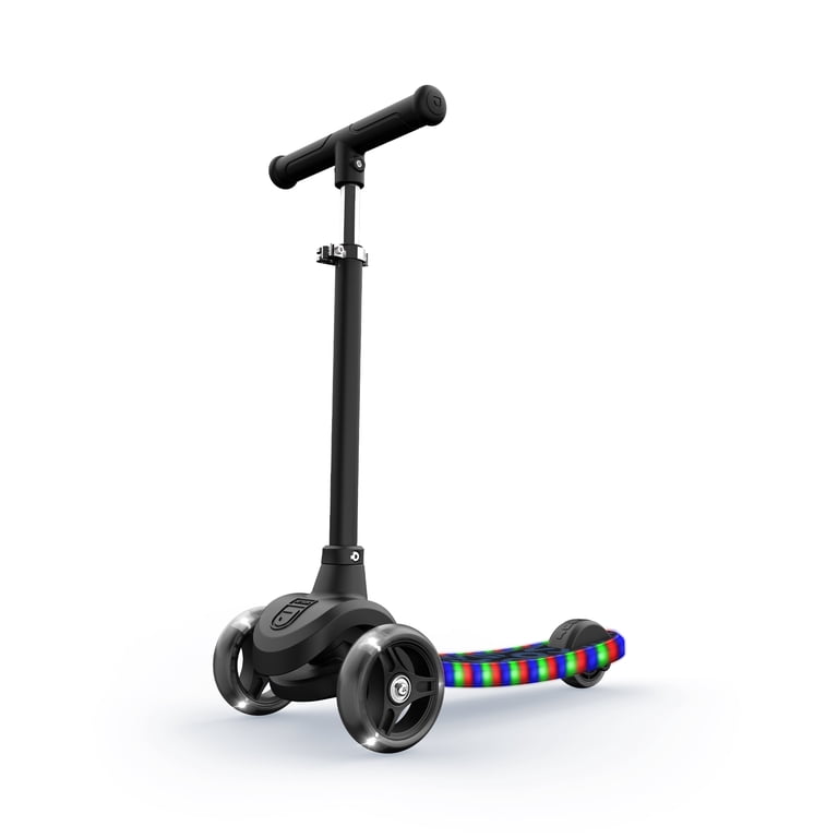 Jetson Orbit Trio 3-Wheel Light-Up Kick Scooter, Black photo 1