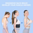 thumbnail image 3 of Aofit Back Brace Posture Corrector for Women and Men Adjustable Full Back Support, 3 of 7