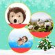 thumbnail image 4 of Juguetes de peluche navideños para perros: juguetes masticables de peluche, juego de juguetes interactivos para cachorros compatible con mascotas pequeñas y medianas, 4 of 5