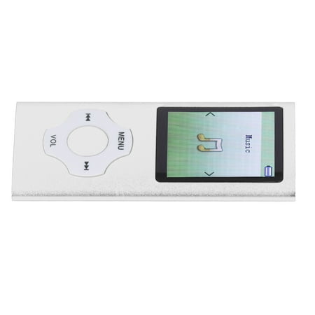 Consumer Electronics MP3 MP4 Player, Bluetooth 5.0 128GB Expandable HiFi Sound Prevent Interference Portable Video Music Player with Electronic Book for Entertainment Silver