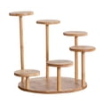 thumbnail image 3 of simhoa Wooden Tabletop Plant Stand Desktop Plant Shelf for Indoor Plants Tiered Plant Stand Plant Shelf Stand for Desk Bedroom Patio 6 Tiers, 3 of 10