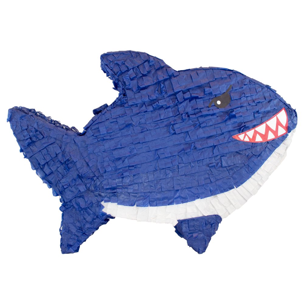 Shark Pinata, Dark Blue, 22.5in x 16in