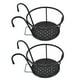 thumbnail image 1 of Maceta Colgante, 2 Uds. Macetas Colgantes de Hierro Macetas Florero Barandilla Colgante Soporte para Plantas Balcón Macetas Valla para Jardín Hogar Patio Decoración,Dispensadores de Cereales, 1 of 9