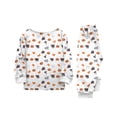 thumbnail image 6 of Racifhz Halloween Family Matching Pajamas Loungewear Set Long Sleeve Top and Pants Cozy Sleepwear for Family Holiday Nightwear Matching PJs Halloween Gifts and Party Decor, Women Size:M, 6 of 6