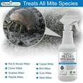 thumbnail image 3 of Premo Guard Mite Treatment Spray – 16 oz – Kills Dust, Scabies, Spider, Carpet, Bird, Mouse & Rat Mites in Home, on Furniture, Bedding – Natural Non-Toxic 100% Effective – Child & Pet Safe, 3 of 4