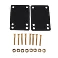 thumbnail image 2 of Skateboard Hardware Set Rubber Riser Pads 3mm And Mounting Screws Set Longboard Long Board, 2 of 9