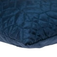 thumbnail image 4 of 16â€ Slate Blue Hamsa Boho Suede Throw Pillow, 4 of 5