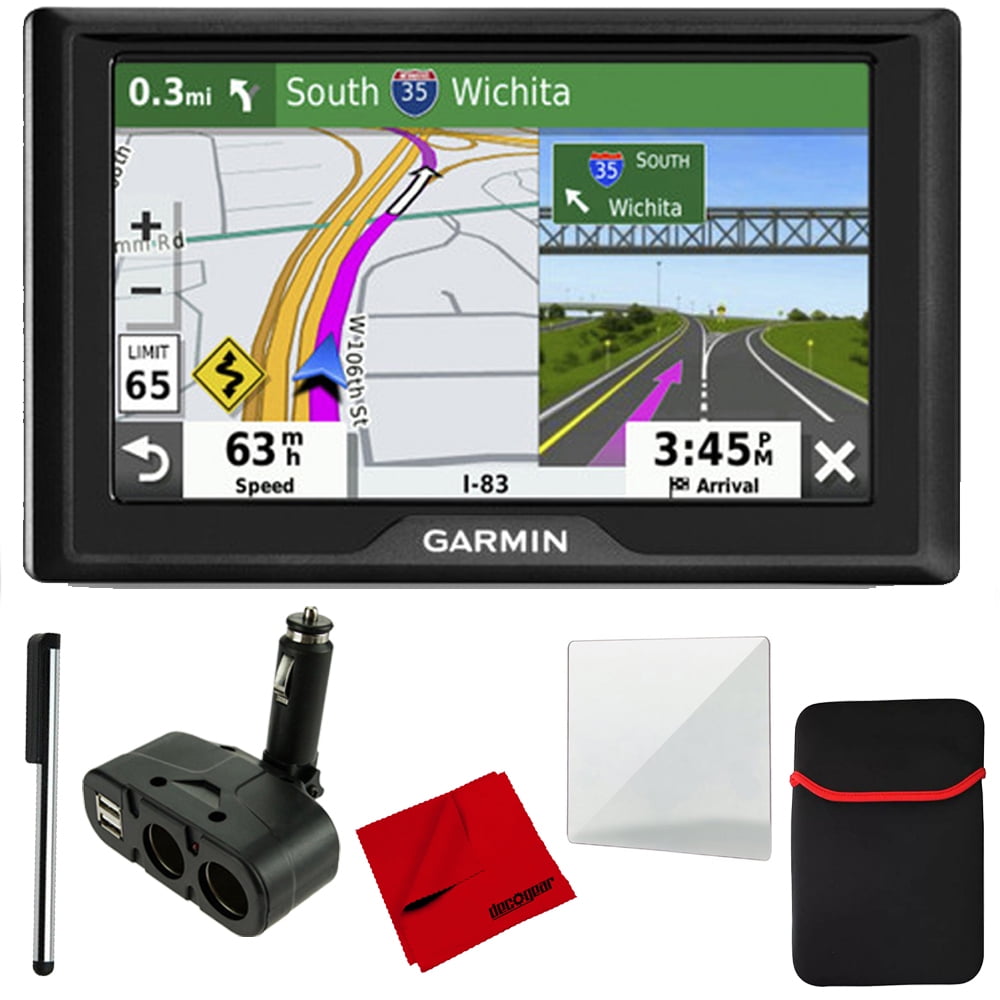 Garmin Drive 52 5" GPS Navigator (US & Canada) with 4 Port USB/DC Car