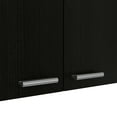 thumbnail image 7 of 150" Wall Cabinet For Kitchen, Black Finish, Sleek Appearance Modern With Built-in Dish Rack Kitchen, 7 of 7