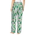 thumbnail image 3 of Naloa Cactus Plants Print Women’s Ultra-Soft Comfy Pajama Lounge Pants with Pockets & Drawstring, 3 of 8