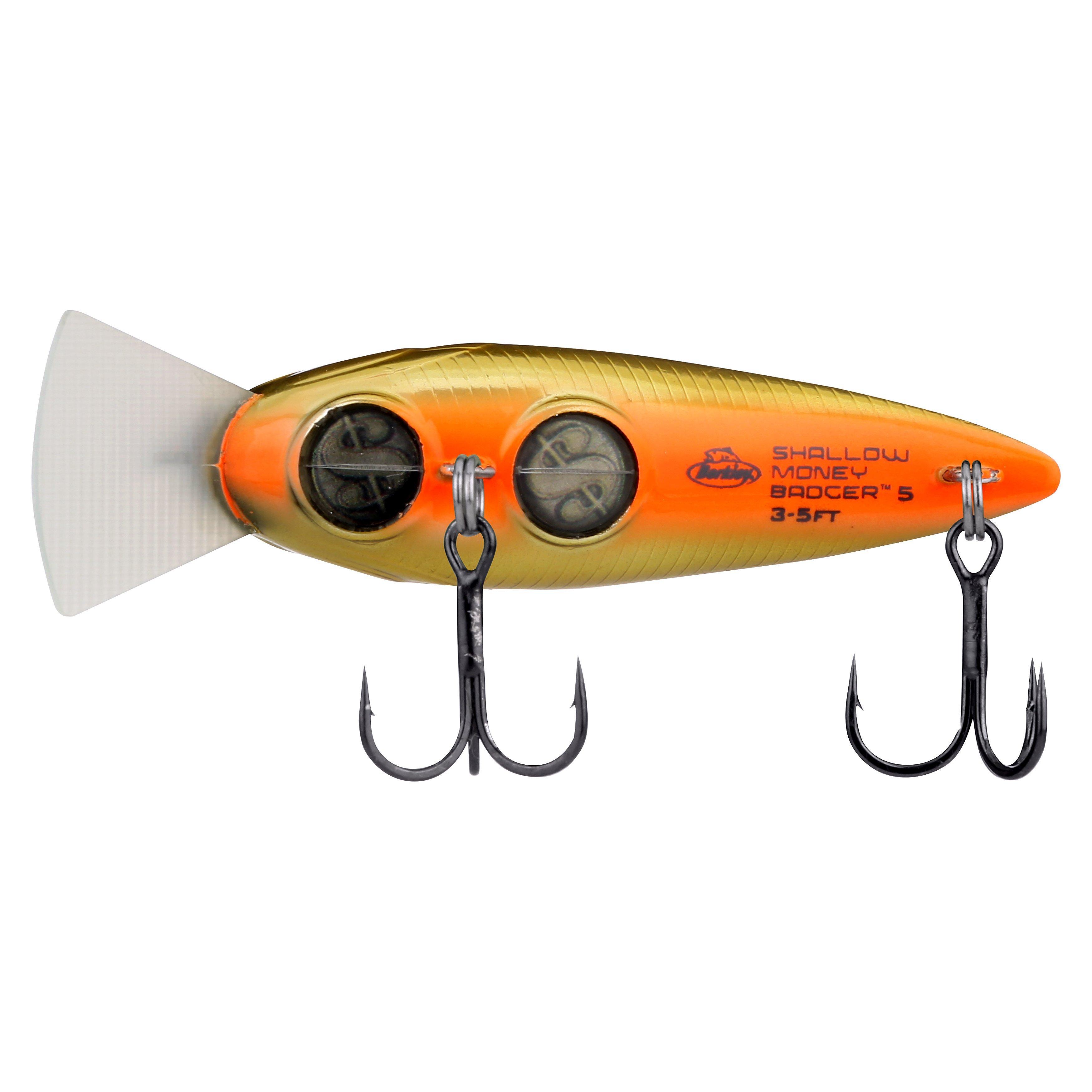 Berkley Shallow Money Badger Fishing Crankbait, 2.1 in, Hybrid Baitfish-Crayfish