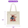 thumbnail image 5 of Republican Boston Terrier Making Woof Count Election 2024 Canvas Tote Bag Gentleman Dog Lover Gifts Reusable Shopping Grocery Bag - 01002, 5 of 5