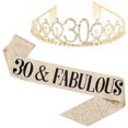 thumbnail image 1 of Banda fabulosa y banda fabulosas promocionales del 30.o cumpleaños de la hoja del cumpleaños Sincero Hogar, 1 of 6