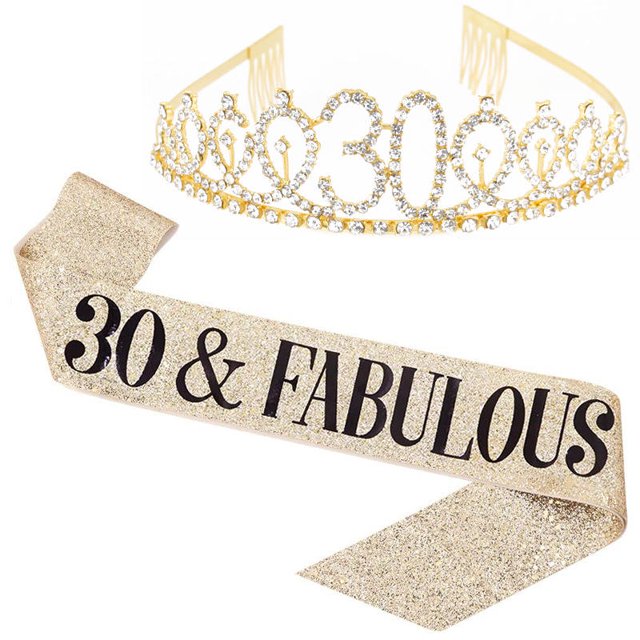 Banda fabulosa y banda fabulosas promocionales del 30.o cumpleaños de la hoja del cumpleaños Sincero Hogar