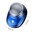 thumbnail image 2 of Afeitadora de bolsillo portátil, afeitadora impermeable recargable por USB para el hogar/coche/viajes, 2 of 6