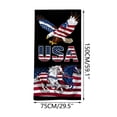 thumbnail image 3 of Aufmer Independence Day Printed Quick Dry Beach Towel Strong Water Absorbing Feature Light Portable Structure For Beach Pool Outdoor Vacation Daily Use(29.52x59.05in), 3 of 8