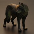 thumbnail image 3 of 20cm Simulation Wolf Animal Model PVC Statue Educational Kids Toy Home Decor, 3 of 4