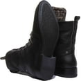 thumbnail image 4 of Replay Kennedale Women's Leather Lace Up Mid Calf Boot With Side Zip In Black Size 7.5, 4 of 6