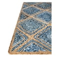 thumbnail image 5 of Unique Loom Braided Jute Collection Area Rug - Bengal (2' 7" x 6' 1" Runner Blue/Natural), 5 of 7