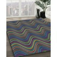 thumbnail image 2 of Ahgly Company Indoor Rectangle Patterned Plum Purple Novelty Area Rugs, 5' x 8', 2 of 6