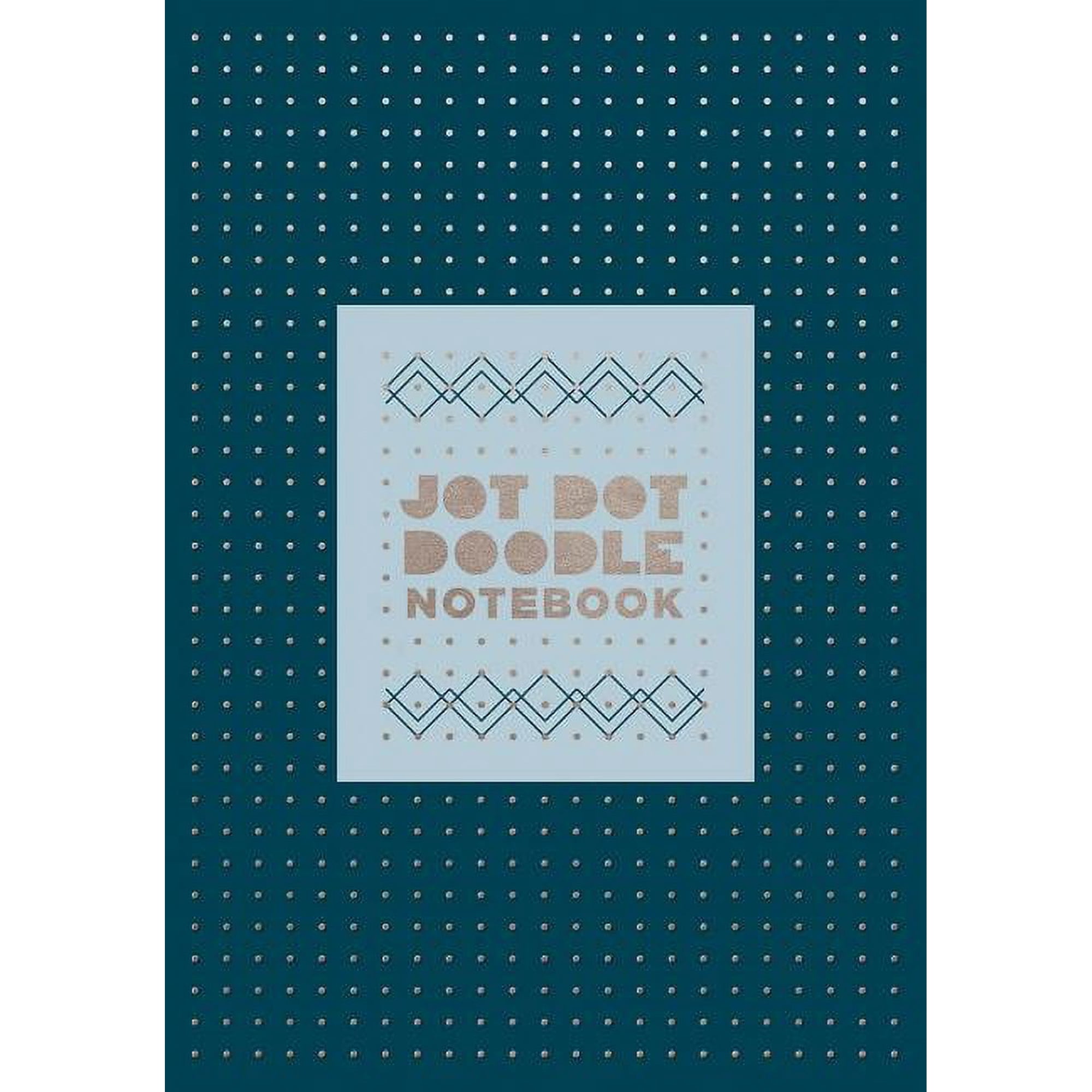 Jot Dot Doodle Notebook (Blue and Silver) (Other)