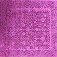 thumbnail image 1 of Ahgly Company Indoor Square Oriental Pink Industrial Area Rugs, 8' Square, 1 of 4