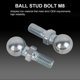 thumbnail image 4 of 2 Pcs Car Iron Ball Stud Bolt M8 for Gas Struts Ball Ended Bonnet, 4 of 5