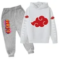 thumbnail image 1 of Ropa de Naruto para niños, sudaderas con capucha de moda para bebés, conjuntos de disfraces de Sasuke de Anime japonés Kakashi, otoño, 1 of 1