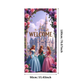 thumbnail image 3 of Welcome Banner with International Flags Circular Design Background Event Decoration Party Supplies Global Conference Backdrop Indoor Outdoor Display, 3 of 4