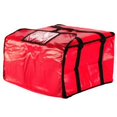 thumbnail image 2 of 2Pc Choice Insulated Pizza Delivery Bag, Red Vinyl, 20" x 20" x 12" - Holds up to (6) 16" or (5) 18" Pizza Boxes, 2 of 2